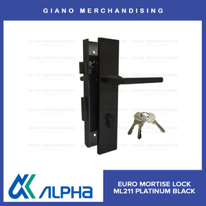 Alpha Euro Mortise Door Lock ML211