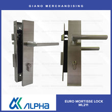 Load image into Gallery viewer, Alpha Euro Mortise Door Lock ML211
