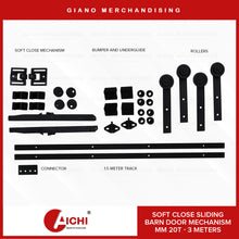 Load image into Gallery viewer, Soft Close Sliding Barn Door Mechanism MM-20T

