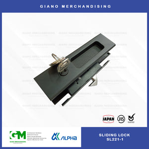 Alpha Sliding Door Lock Square