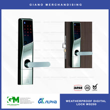 Load image into Gallery viewer, Alpha Weatherproof Digital Door Lock WS200
