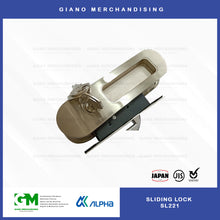 Load image into Gallery viewer, Alpha Sliding Door Lock SL221 Oval
