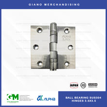 Load image into Gallery viewer, Alpha Ball Bearing Hinges (3.5x3.5x2.5mm)
