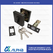 Load image into Gallery viewer, Alpha Tubular Deadbolt Lock TD201
